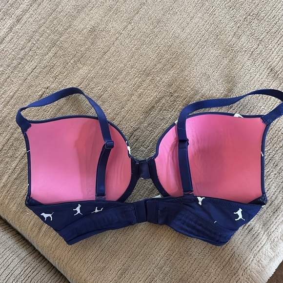 Victoria's Secret Blue and Tan Bras 34D - Picture 2 of 6